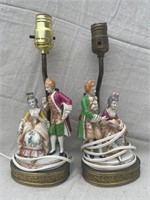 Pair of Vtg French Style Table Lamps