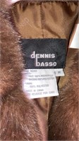 Ladies faux mink coat sz M Dennis Basso