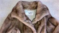 Ladies genuine mink coat leather belt Clearfield