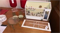 Miniature Flower shop & bistro set w/damage