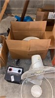 Fan, dehydrater parts and electric heater