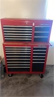 Craftsman tool box on wheels with tools