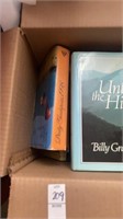 Box lot of books Charles Stanley and others