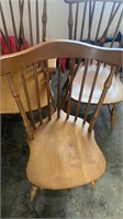 3 comb back Windsor chairs