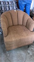 Swivel easy Chair & ottoman