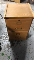 2 drawer file cabinet wood