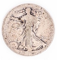 Coin 1921  Walking Liberty Half Dollar in AG