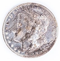 Coin 1893-CC  Morgan Silver Dollar Nice XF