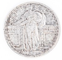Coin 1917-D Type I Standing Liberty Quarter VG