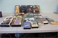 Variety of VCR/DVD/Cassettes & Tapes