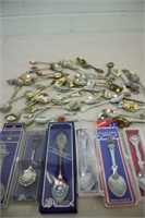 Assorted Collector Spoons Including Mickey Mouse