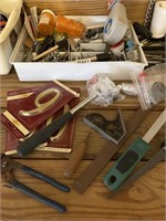 small lot of hand tools