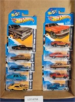 10 NOS 2012 FORD MUSCLE MANIA HOT WHEELS