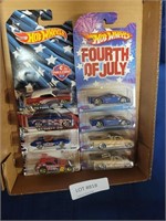 8 NOS FOURTH OF JULY HOT WHEELS