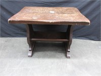 A Colonial Pine Magazine Table
