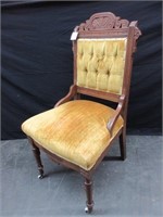 A Victorian East Lake Side Chair, Circa 18970