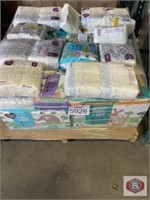 diapers baby diapers contents on the pallet