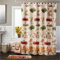 Harvest Delivery 70-Inch X 72-Inch Shower Curtains