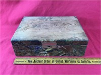Detroit Club Decorated Cigar Box