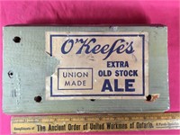 O'Keefe's label from Royal Hotel, St. Thomas