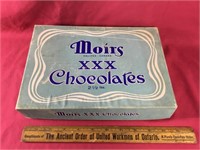 Moir's XXX Chocolates Box, Halifax, c1950