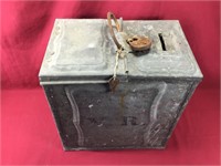 V.R. Victorian Era Ballot box. C1890