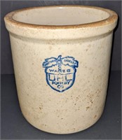 Vtg 1 Gal UHL Pottery Co Acornware Crock