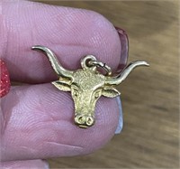 Gold Fill Longhorn Pendant