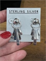 $40.00 Sterling Silver Dangle Earrings Never Worn