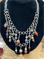 Very Pretty Double Strand Colorful Necklace