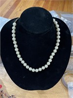 Beautiful Pearl Like Beaded Necklace