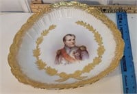 Napoleon Hand-painted Victorian bowl artist