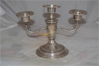 Weighted sterling silver candelabra- 358g