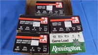 4 Boxes Winchester 12ga&1 Box Remington 12ga
