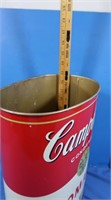 Campbell's Soup Collectible Garbage Can