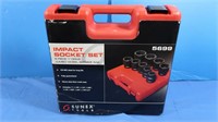 NIB 9 Pc Impact Socket Set-1" Drive