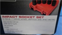 NIB 5 Pc Impact Socket Set-1" Drive