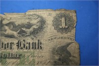 3-$1(1861,1863 Eggharbor Bank),1859 Bankof Orleans