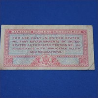 2-50¢ Military Payment Certificates Series 461&471