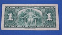 $1 1937 Canadian Bill
