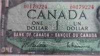 $1 1954 Candian Bill