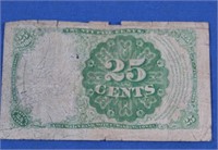 25¢ Fractional Currency-1874