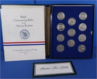 1973 Medals Commemorative Battles of the Am. Rev.