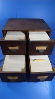 Large Assortment of Stamps for Collectors w/Wooden