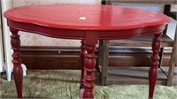 Oval antique table stand 34”x 25”