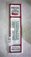 Metal Advertising thermometer Richard Kissell