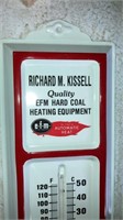 Metal Advertising thermometer Richard Kissell