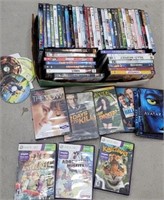Box movies & 3 Xbox 360 games