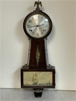 Sessions Clock 27" Overall w/ Finial