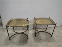 Brass Tray Tables